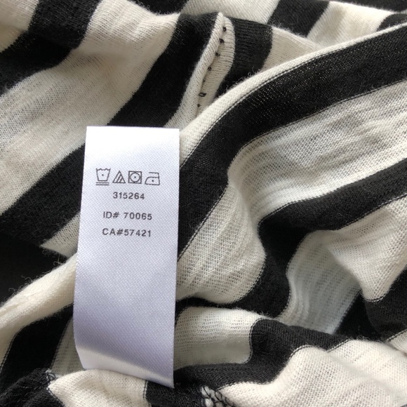 Ann Taylor LOFT Bow Striped 3/4 Top - Picture 5 of 6